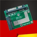 mSATA SSD a 2.5 ''SATA III 6.0Gbps Adattatore Convertitore Riser Card Modulo Scheda Mini PCIE SSD