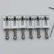 1 Set 10.5MM rullo in acciaio inox sella in ottone chitarra elettrica Tremolo ponte selle per chitarra ST