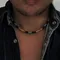 Collana etnica tribale indiana fatta a mano alla moda collana da uomo in pietra di cocco per accessori da uomo regalo di gioielli fatti a mano CO-12