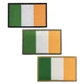 1 pz irlanda bandiera fascia da braccio ricamata Patch Hook & Loop o Iron On ricamo Badge panno