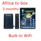 DSport D1 nuovo ricevitore decoder satellitare Africa HD 1080p decoder digitale dvb-s2 integrato 3 mesi e wifi Qsport Q1