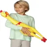 Crazy enorme giocattolo di pollo in gomma Giant urlante Noise Makers per feste scherzi scherzi