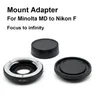 MD - Nik F per Minolta MD mount lens Nikon F mount camera Mount adattatore Ring Minolta MC AI