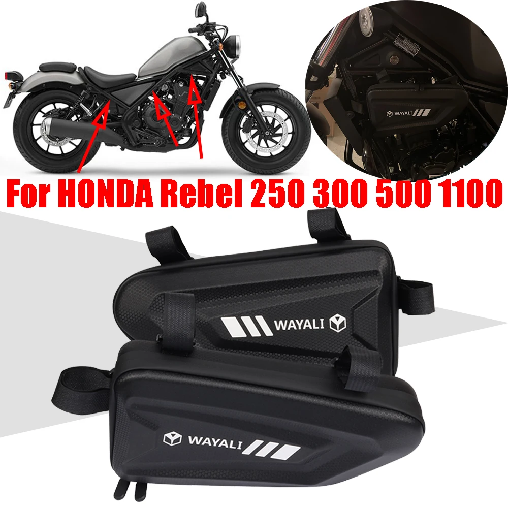 Per HONDA Rebel CMX 250 300 500 CM CM300 CM500 CMX1100 CMX 1100 Rebel 1100 Borsa laterale per moto Borse per attrezzi Borsa di stoccaggio impermeabile