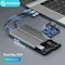 PHIXERO Dual protocs M2 SATA NVMe SSD Case USB A 3.0 tipo C esterno HD Hard Disk Enclosure Dual Bay M.2 Storage Box