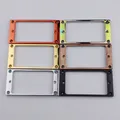 1 Set Anelli di montaggio per pickup per pickup Humbucker Telaio di copertura Set superiore piatto Sei colori disponibili per chitarra elettrica o basso