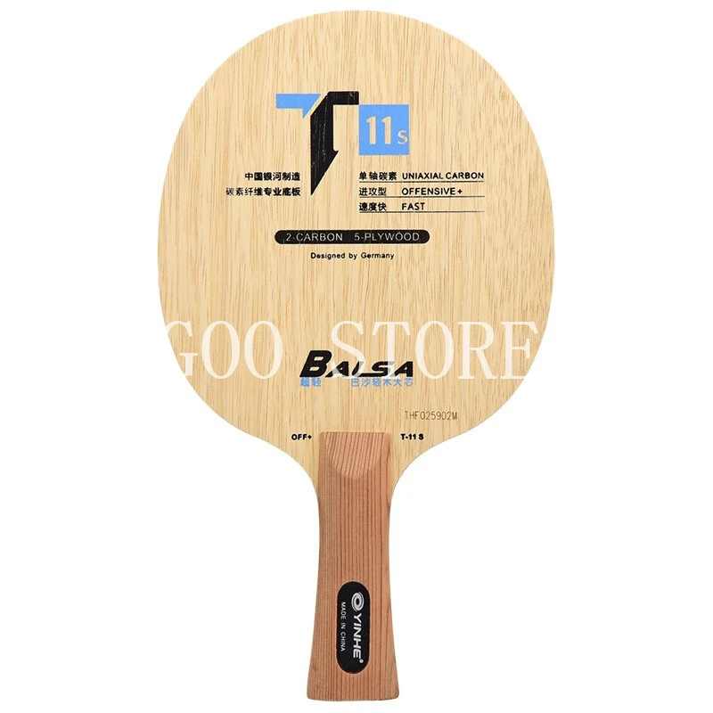 YINHE T11 / T11+ (Balsa Leggero Carbonio) Lama da ping pong YINHE T-11 T11S Racchetta Galaxy originale Ping Pong Bat Paddle
