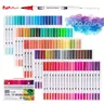 100 pennarelli colorati pennarelli pennarelli per disegnare pennarelli per pittura ad acquerello