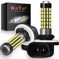 Katur 2 pz H27W/2 881 Lampadine A Led Fendinebbia per Auto Led Fendinebbia Lampada di Guida Luci Alte Luce Auto Sourse 6000 K Bianco H27W H27 Led