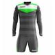 Zeus Argo Torwart Set Langarm Trikot mit Shorts grau