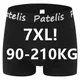 Biancheria intima da uomo di grandi dimensioni Boxer Panty 7XL per 90-210 kg Pantaloncini di grandi dimensioni Comodi slip da uomo in cotone pieno Ropa Interior Hombre