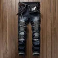 2020 vendita calda Dropshipping Jeans da uomo Casual Slim Fit Jeans da uomo in Denim Hip-Hop