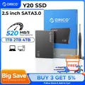 ORICO SATA III SSD Unità a stato solido interna da 2,5" 3D NAND 512 GB 1 TB 2 TB 4 TB Fino a 550 MB/s per PC desktop portatili di aggiornamento Y20