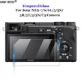 Per Sony NEX-7/6/6L5/5N/5R 3/3N / C3 Pellicola proteggi schermo per fotocamera in vetro temperato trasparente / anti raggi blu 9H 2.5D