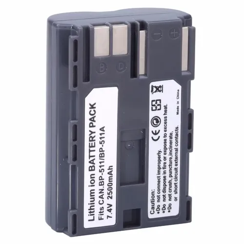 1 Pc batteria per canon BP-511 BP-511A per Canon EOS D30 10D D60 300D 5D 20D 30D PowerShot G1 G2 G3 G5 Pro G6 Pro 1 Pr 40D 50D