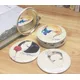 30 Pcs Queens Series Portable Dressing Mirror Small Round Women Girls Makeup Mirrors Travel Make Up