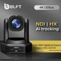 Telecamera PTZ NDI 4K Zoom ottico 12X 20X Tracciamento automatico AI con telecamera PTZ in streaming live PoE HDMI/SDI/USB/IP per servizi in chiesa