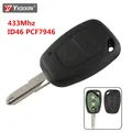 YIQIXIN 2 Button Remote Key For Renault Master Traffic Kangoo Nissan Interstar Primastar For