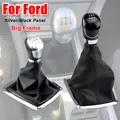 Pomello del cambio nero argento 5 marce 6 velocità manuale per Ford Focus 2 MK2 FL C-MAX 2006-2011 MK3 MK4 MK7 Galaxy