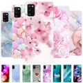 For Samsung Galaxy A41 Case 6.1" Soft TPU Phone Cover For Samsung A 41 GalaxyA41 Flower Shockproof