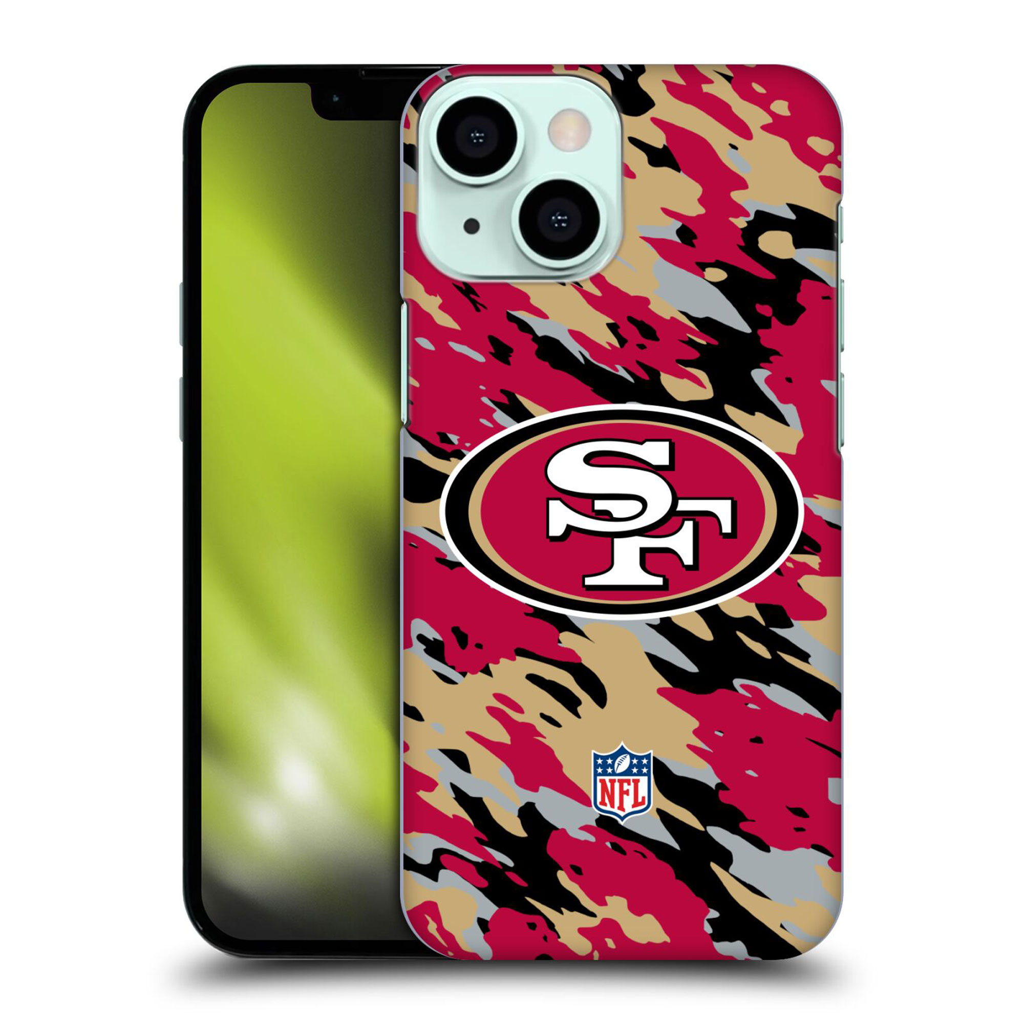 San Francisco 49ers Hartschalen-Handyhülle mit Camouflage-Logo - iPhone Image