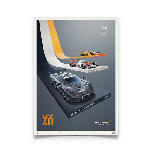 McLaren Racing – Limited Edition-Poster zum 60-jährigen Jubiläum der Triple Crown