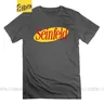 T-shirt con Logo Seinfeld maniche corte Funny 4XL Plus Size magliette in puro cotone per uomo Tees