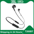 JBL T205BT Wireless Bluetooth Earphones Sports Deep Bass Earbuds Stereo Music Headset Handsfree