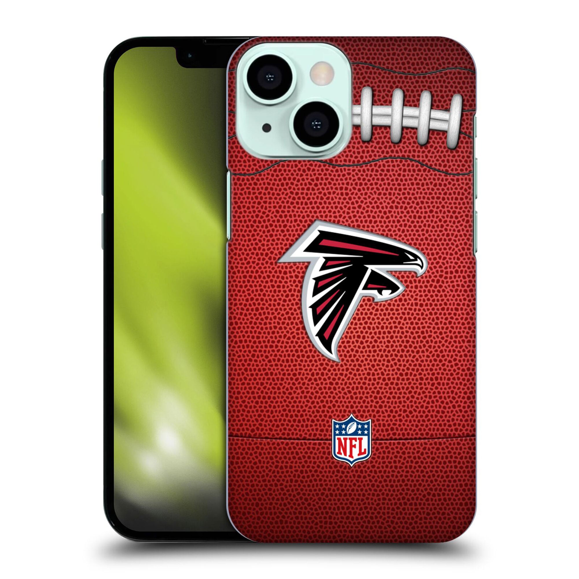 Coque Atlanta Falcons rigide avec football graphique - iPhone