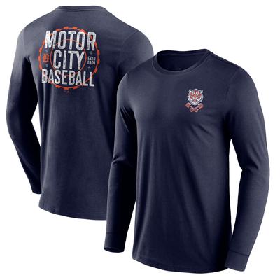 Detroit Tigers Baseball Hometown Graphic Longsleeve T-Shirt – Herren Image