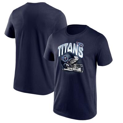Tennessee Titans End Around Helm-Grafik-T-Shirt – Herren Image