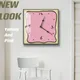 Home fashion wall clock Korean graffiti cartoon art mute clock table painting block meter box wall