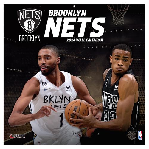 Brooklyn Nets Wandkalender 2024, 30,5 x 30,5 cm