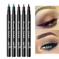 12 Color Matte Liquid Eyeliner Pencil Colorful Waterproof Long-lasting Cosmetics Make Up Green Blue