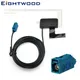 Eightwood Universal Car DAB Radio Active Antenna Fakra Z Female Glass Mount 300cm Cable For Alpine