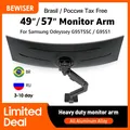 Bewiser Monitor Suporte Arm Stand Load 8-25kg 34"-57" For Samsung Odyssey Neo G9 Display Holder Desk