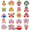 20 Styles Kirby Anime Kawaii Plush King Dedede Swimming Kirby Cantaloupe Kirby Straw Hat Watermelon