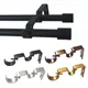 Curtain Rod Brackets Hang Shower Curtain Pole Bracket Heavy Duty Double Hang Curtain Rod Holder