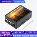 3.5 inch Raspberry Pi 3 B Plus Touch Screen TFT LCD 480*320 GPIO Display Monitor ABS Case Box for