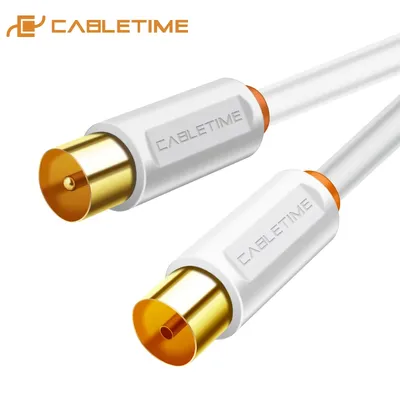CABLETIME TV M/F 3C2V Cable Video Cable For High-definition Television HD High Quality Antenna TV STB Digital TV Line C268