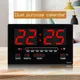 1 Piece Modern Digital Wall Clock with Day Date Alarm Clocks for Living Room Office Hotel Gym