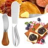 1PC Butter Knife Cheese Tools Sets Cheese Cutter Toast Knife Cheese Fruit Jam Peanut Butter Sauce