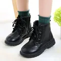 Children Boots for Boys Girls Autumn Winter Vintage Classic Kids Ankle Boots Zipper Fashion Casual