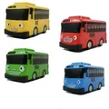 Korean Anime Tayo the little bus mini Plastic Pull Back Blue Tayo Gani Yellow Lani Green Red Rogi