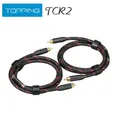 TOPPING TCR2 RCA Cable 6N Single Crystal Copper Gold-Plated RCA Professional Audio Cable