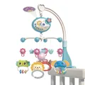 Baby Rattle Toys Newborn Baby Boy Girl 0-12 Months Crib Plastic Rotating Musical Bed Bell Mobile