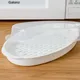 Large steamed fish plate microwave plate with cover round steamer steamer plastic steamer microwave