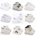 Boys And Girls Gentleman Shoes Soft Soled White Shoes Leisure Sports Shoes Newborn First Walk