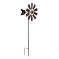 Metal Pinwheels Large Metal Pinwheels Wind Mills Outdoor Wrought Iron Metal Windmill Plug-in Outdoor