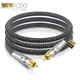 SKW Digital Coaxial SPDIF Audio Cable Silver Plated Copper Conductor RCA Cable Subwoofer Cord 24K